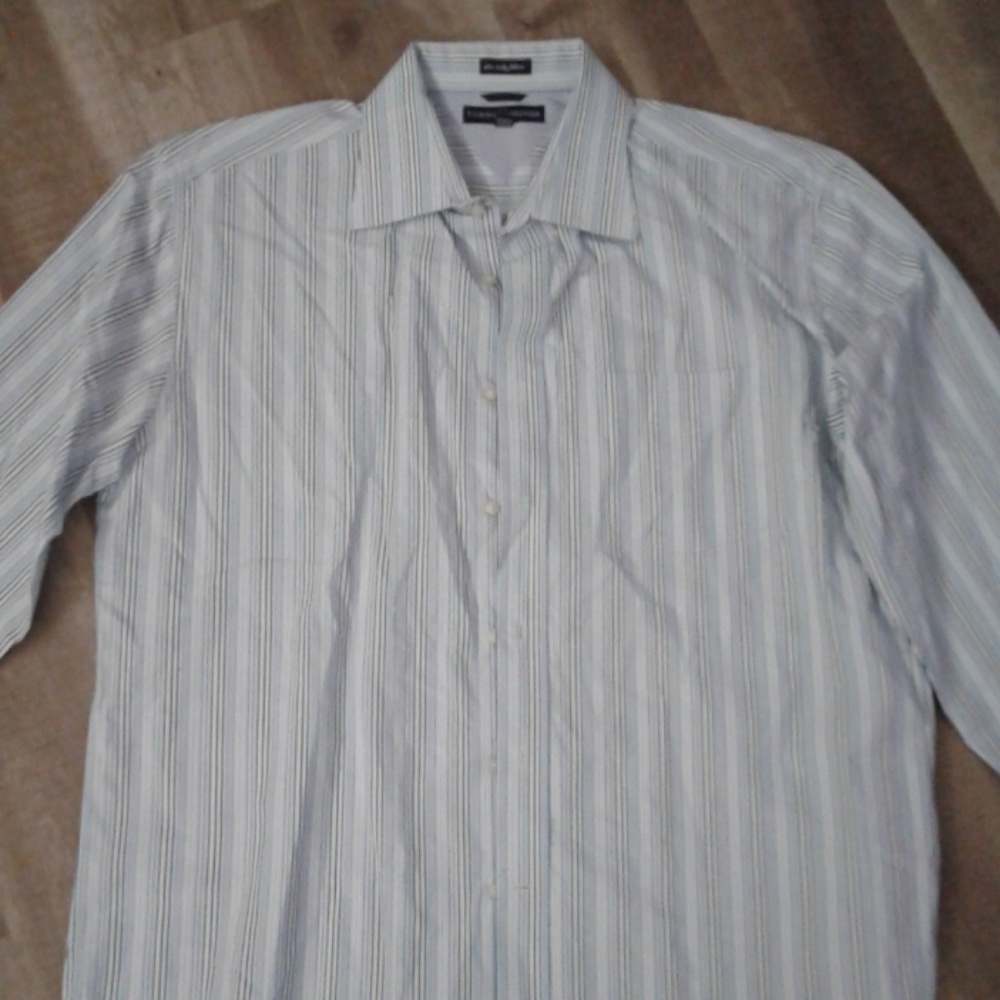 Tommy Hilfiger 80s 2 ply fabric dress shirt XL/XG